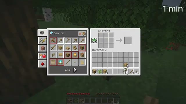A Minecraft scene